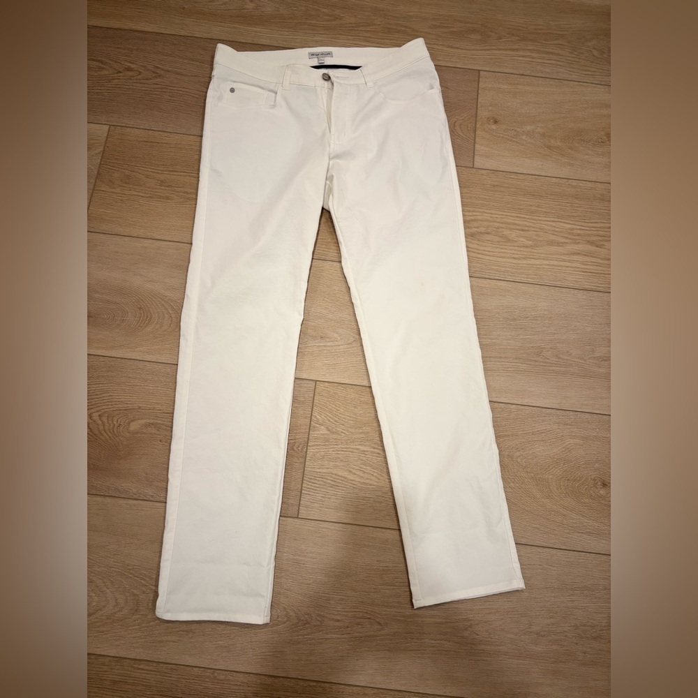 Peter Millar Slim Men’s Jeans in White